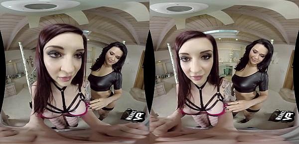  Intense Threesome With 2 Hot Escorts! (VR)